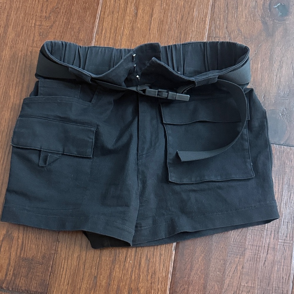 I.AM.GIA Black Cargo Shorts